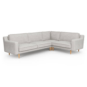 Klem Slim 283 X 203 Köşe Ahşap Ayak - Keten Çakıl