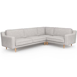 Klem Slim 283 X 203 Köşe Ahşap Ayak - Keten Çakıl