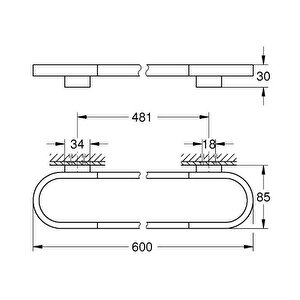 Grohe Selection Havluluk - 41056gl0
