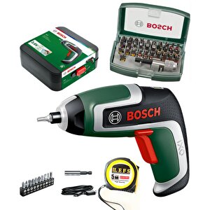 Ixo 7 Mini Akülü Vidalama ,bosch 32 Parça Vidalama Seti Ve Metre