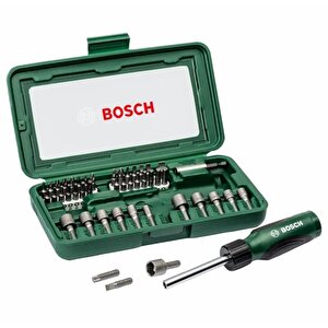 Ixo 7 Akülü Mini Vidalama Makinesi , Bosch 46 Parça Cırcırlı Tornavida Seti Ve Metre