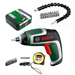 Ixo 7 Akülü Mini Vidalama, Bosch Esnek Bükülebilir Vidalama Seti 11 Parça Ve Metre
