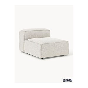 Most Mollis Orta Modül Berjer Silinebilir 01 Beyaz Lüks Bukle Kumaş Yumuşak Sünger
