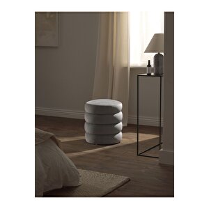 Most Twister Puf 21 Antrasit Kadife Kumaş