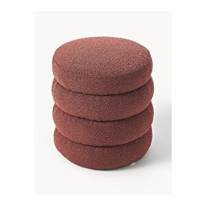 Most Twister Puf 09 Kırmızı Bukle Kumaş