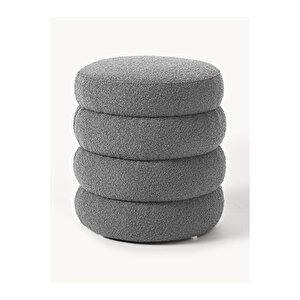 Most Twister Puf 17 Gri Bukle Kumaş