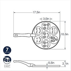 Nordicware 1920 Gülen Yüzler Pancake Tavası