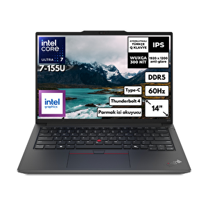 Thinkpad E14 G6 Ultra 7-155u 8-gbddr5 2 Tbssd Intel Graphics 14" Wuxga Windows 11 Pro Taşınabilir Bilgisayar 21m8salr27 Bt92