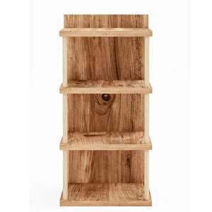 Reyo Çok Amaçlı 4 Raflı Ayakkabılık, Banyo, Mutfak Düzenleyici Organizer Atlantik Çam