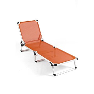 Katlanır Ve Taşınır Şezlong Orange