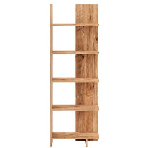Reyo Asimetrik Beş Raflı Kitaplık Kt3 Çam