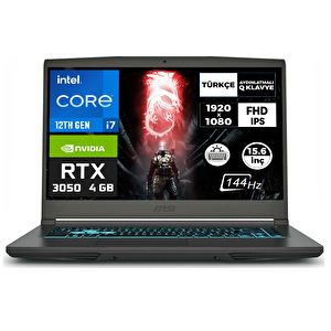 Msi Thin 15 I7-12650h 64gb 512gb Ssd 4 Gb Rtx3050 144hz 15.6" Fdos Gaming Laptop B12uc-1479xtr 003