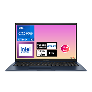 Vivobook 15 I7-1355u 8gb 1tb Ssd 15.6" Fhd Freedos Taşınabilir Bilgisayar X1504va-nj413