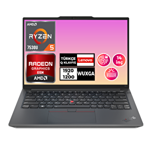 Thinkpad E14 Gen 5 Ryzen 5 7530u 40gb 512gb Ssd 14" Wuxga Freedos Notebook 21jr0009tx 002