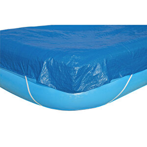 Bestway Çiçek Desenli Şişme Aile Havuzu 305x183x56 Cm + El Pompası + Üst Kapama Örtüsü 54121 Bw546