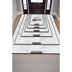 Homshtag Şefi Kızdırma Beyaz Renkli Mutfak Halısı Mutfak Temalı Minimal Modern Mutfak Halısı