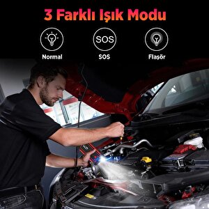 Utrai Jstar 4 24000 Mah 2500a Jump Starter Taşınabilir Akü Takviye Cihazı ( Kablosuz Şarj + Pusula + Çanta + Led Lamba + Powerbank