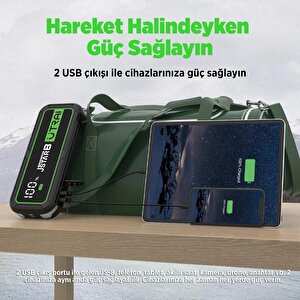 Utrai Jstar 8 74wh 20000mah 3000a Jump Starter Taşınabilir Akü Takviye Cihazı ( Powerbank + Led Lamba + Taşıma Kılıfı + Lcd Ekran