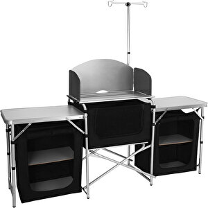 Cooking Station Katlanabilir Kamp Mutfağı - Lamba Askılı