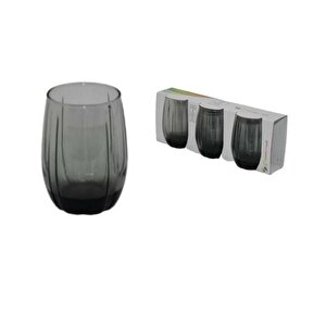 420302 6 Lı Linka Bardak Su Bardağı - Meşrubat Bardağı Gri 240cc