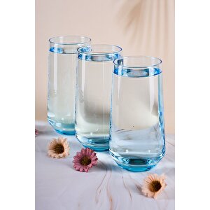 420015 Allegra Bardak Su Bardağı - 6 Lı Meşrubat Bardağı Turkuaz