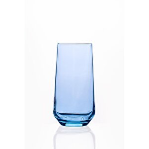 420015 Allegra Bardak Su Bardağı - 6 Lı Meşrubat Bardağı Turkuaz