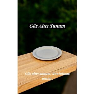 Grande Porselen Kayık Tabak - Büyük Boy Orta Kayık Sunumluk  38,5x30 Cm. Kayık Tabağı