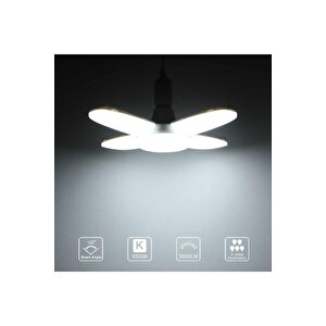 Fugo 4+1 Led Ampul 27w Pervane Led Ampül Beyazx (2 Adet)