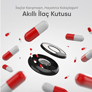 Akıllı İlaç Kutusu Bluetooth Bağlantılı, Sesli Alarm Ve Bildirim