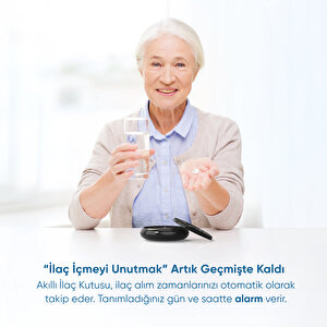 Şımart Akıllı İlaç Kutusu Bluetooth Bağlantılı, Sesli Alarm Ve Bildirim