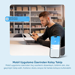 Şımart Akıllı İlaç Kutusu Bluetooth Bağlantılı, Sesli Alarm Ve Bildirim