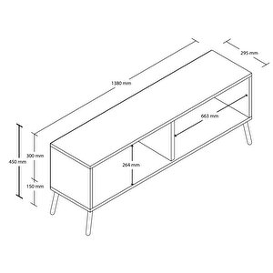 4066 Bold 138 Cm Tv Ünitesi Hat