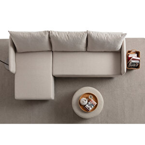 Edsy Home Mondy Köşe Koltuk Takımı Krem