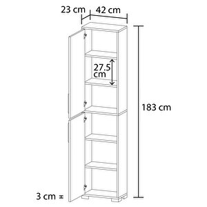 Lizbon No.4 Çok Amaçlı Dolap