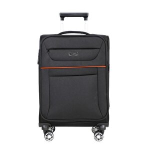 Fossil 2025 Ultra Light Kumaş Kabin Boy Valiz Fsl012 Siyah