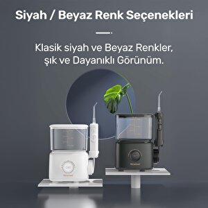 Npo Nicefeel Fc180 Profesyonel 600ml Diş Teli/protez Bakım Ve Ağız Duşu-beyaz