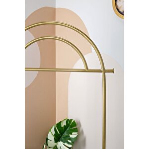 Hermes Metal Ayaklı Askılık Konfeksiyon Askılığı Gold Elbise Askılığı Kıyafet Askılığı