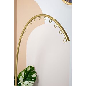 Medusa Metal Ayaklı Askılık Konfeksiyon Askılığı Gold Elbise Askılığı Kıyafet Askılığı Gold