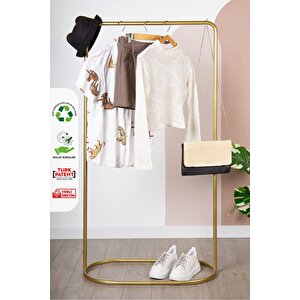 Zodyak Konfeksiyon Askılığı Renk Askılık Gold Elbise Askılığı Ayaklı Askılık Kıyafet Askılığı