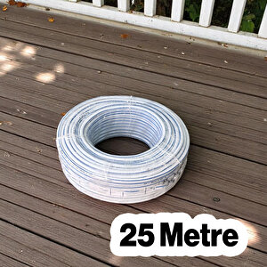 Bahçe Hortumu 3 Katlı Sağlam 25 Metre Çeşme Su Sulama Hortum Araç Araba Yıkama 12.5 Mm 1/2"