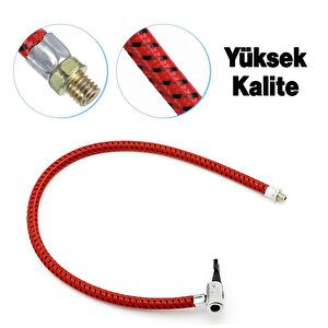 Bisiklet Pompası Hortumu Yedeği 1 Adet Kopmaz Sağlam 50 Cm Standart