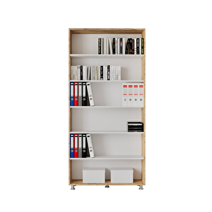 6 Bölmeli̇ Tamamen Mdf Dosya Dolabı-Kitaplık
