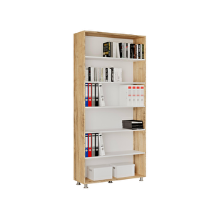 6 Bölmeli̇ Tamamen Mdf Dosya Dolabı-Kitaplık