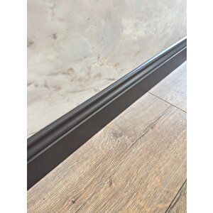 10 Cm Cenova Antrasit Pvc Kaplama Parke Süpürgelik