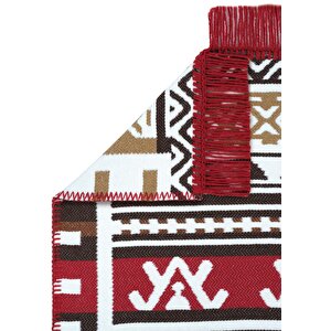 Cool Halı Lovely Renkli Kilim Halı Çift Taraflı Makinede Yıkanabilir Etnik Banyo Balkon Mutfak Kilimi