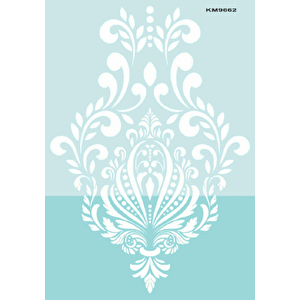 Damask Stencil - Boyama Şablonu 100x70cm 0,35 mm