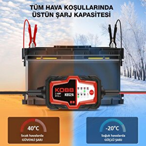 Kbs2a 6v/12v 60ah Akıllı Akü Şarj Ve Akü Bakım / Desülfatör