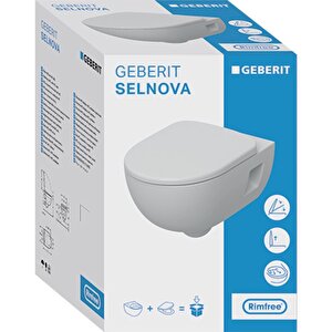 Selnova Premium Rimfree Asma Klozet Ve Kapak Seti