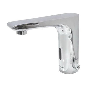 Aquamix Fotoselli̇ Lavabo Bataryasi (pi̇lli̇-elektri̇kli̇) Çi̇ft Su Gi̇ri̇şli̇