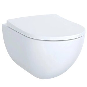 Smyle Round Rimfree Asma Klozet Ve Kapak Seti 503.084.00.1
